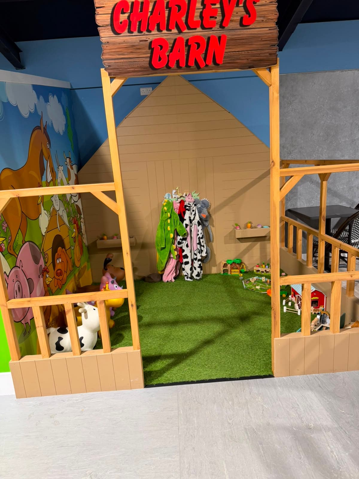 Charley's Barn role-play area