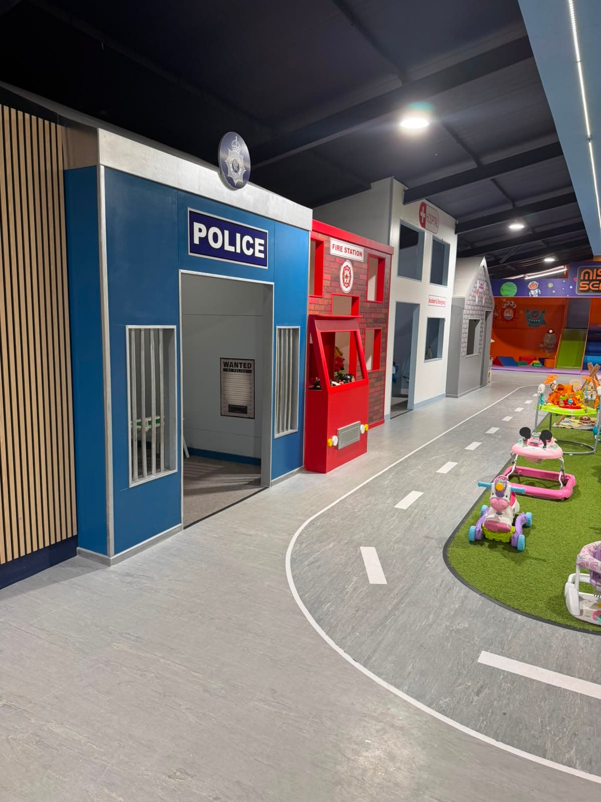Police, Fire & Hospital role-play area